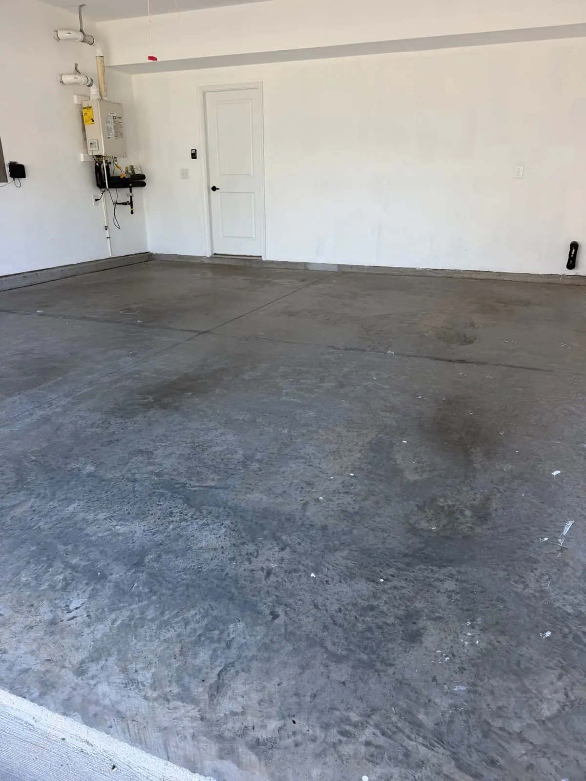 Concrete floor before coating